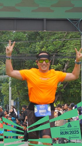 Race photo from Mangkunegaran Run 2025