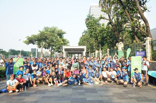 Race photo from Lari Bareng Yuk!