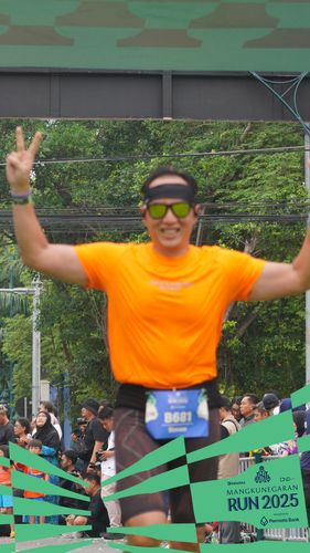 Race photo from Mangkunegaran Run 2025