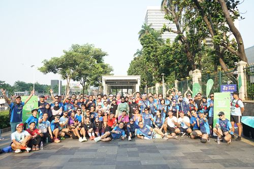 Race photo from Lari Bareng Yuk!
