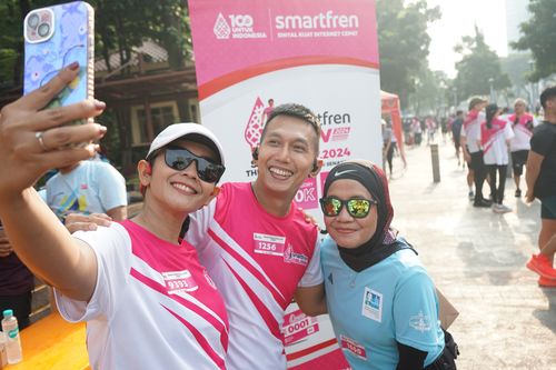 Race photo from Smartfren Run 2024 Vibes