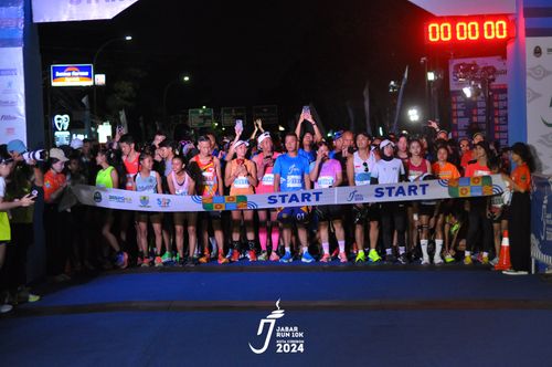 Race photo from Jabar Run 10K 2024