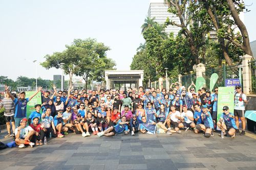 Race photo from Lari Bareng Yuk!