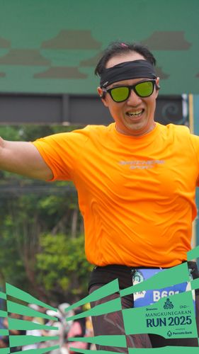Race photo from Mangkunegaran Run 2025