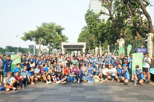 Race photo from Lari Bareng Yuk!