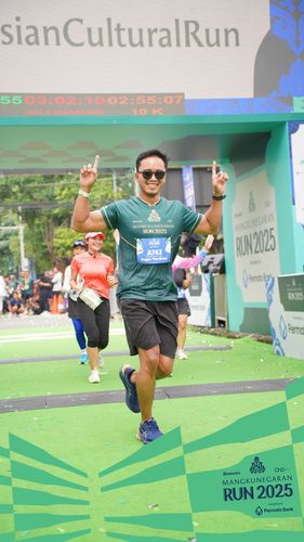 Race photo from Mangkunegaran Run 2025