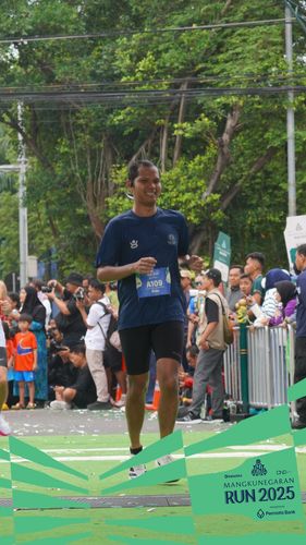 Race photo from Mangkunegaran Run 2025