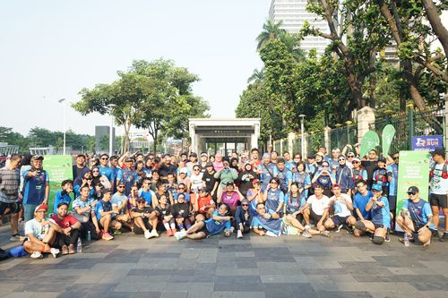Race photo from Lari Bareng Yuk!