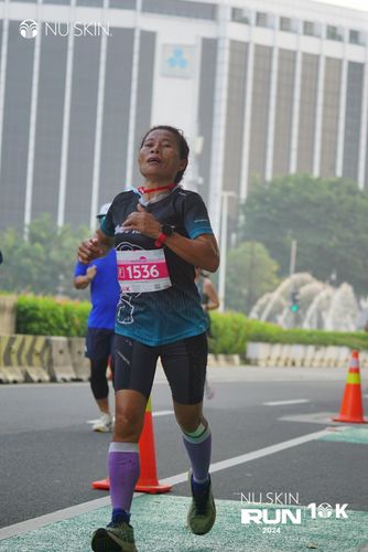 Race photo from Nu Skin Run 10K