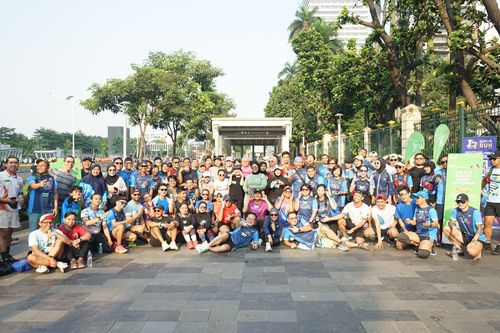 Race photo from Lari Bareng Yuk!