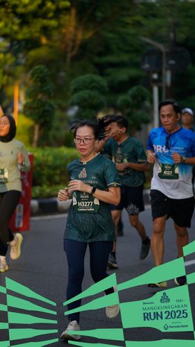 Race photo from Mangkunegaran Run 2025