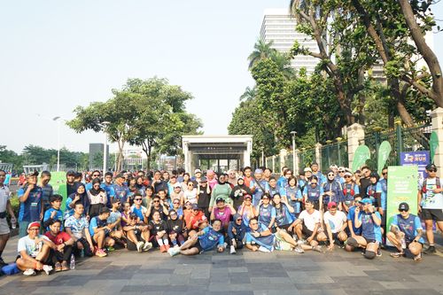 Race photo from Lari Bareng Yuk!