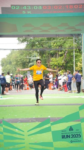 Race photo from Mangkunegaran Run 2025