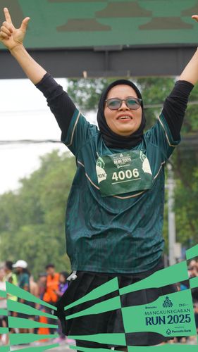 Race photo from Mangkunegaran Run 2025