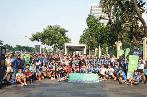 Race photo from Lari Bareng Yuk!