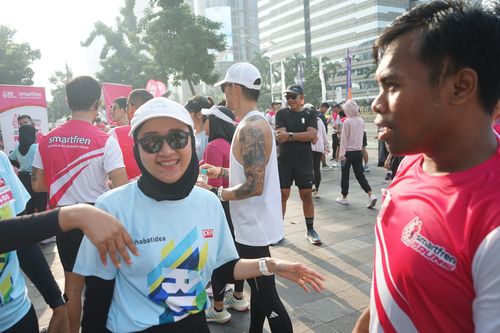 Race photo from Smartfren Run 2024 Vibes