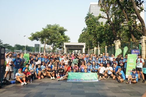 Race photo from Lari Bareng Yuk!