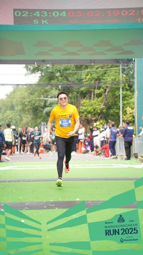 Race photo from Mangkunegaran Run 2025