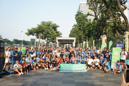 Race photo from Lari Bareng Yuk!