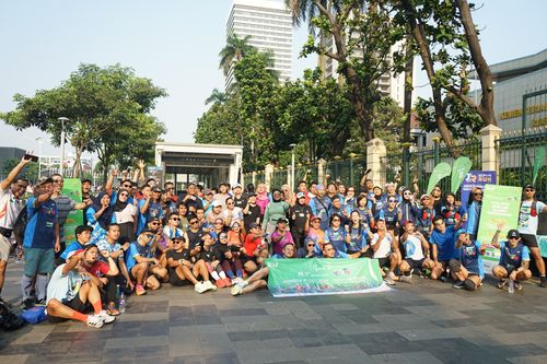 Race photo from Lari Bareng Yuk!