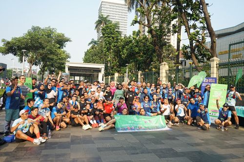 Race photo from Lari Bareng Yuk!