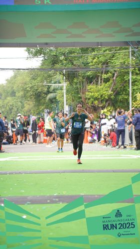 Race photo from Mangkunegaran Run 2025