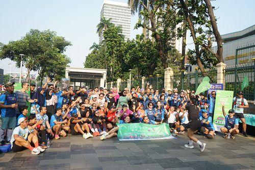 Race photo from Lari Bareng Yuk!