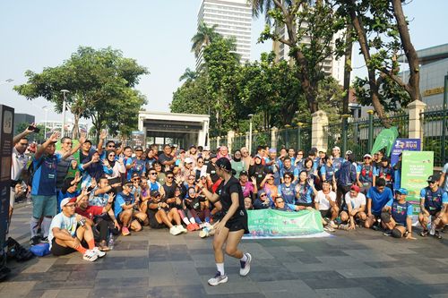 Race photo from Lari Bareng Yuk!