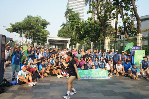 Race photo from Lari Bareng Yuk!