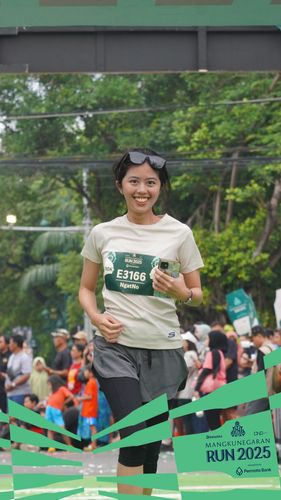 Race photo from Mangkunegaran Run 2025