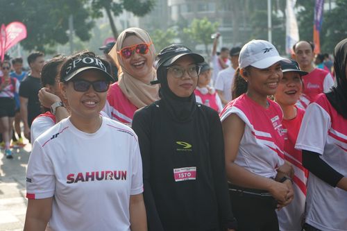 Race photo from Smartfren Run 2024 Vibes