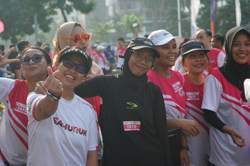 Race photo from Smartfren Run 2024 Vibes
