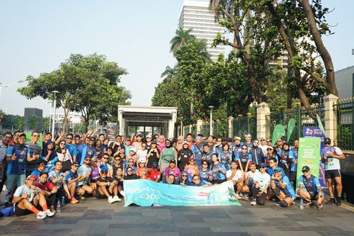 Race photo from Lari Bareng Yuk!