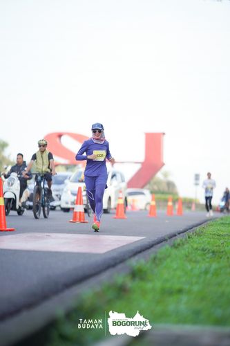Race photo from Taman Budaya x BOGORUN 2025