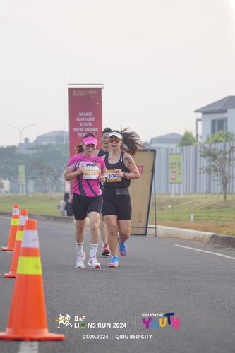 Race photo from BAF LIONS RUN 2024