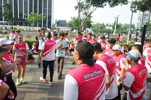 Race photo from Smartfren Run 2024 Vibes