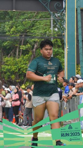 Race photo from Mangkunegaran Run 2025