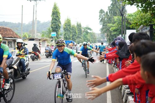 Race photo from Cycling de Jabar 2024
