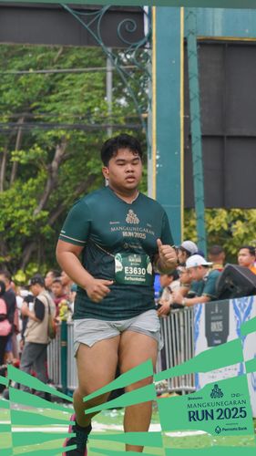 Race photo from Mangkunegaran Run 2025