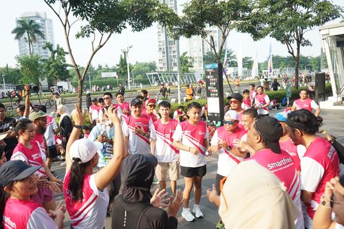 Race photo from Smartfren Run 2024 Vibes