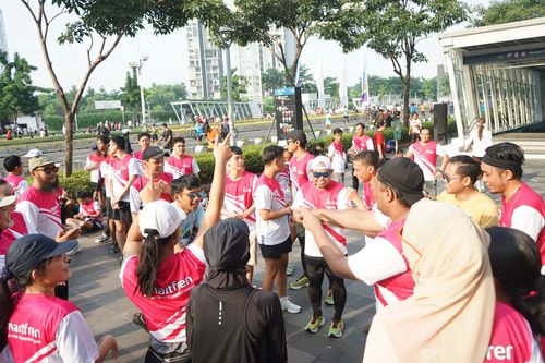 Race photo from Smartfren Run 2024 Vibes