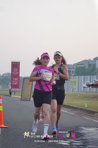 Race photo from BAF LIONS RUN 2024