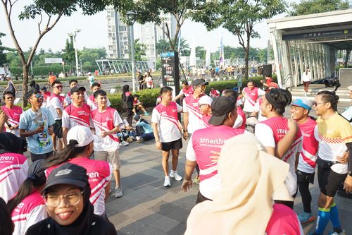 Race photo from Smartfren Run 2024 Vibes