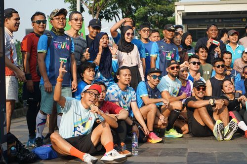 Race photo from Lari Bareng Yuk!