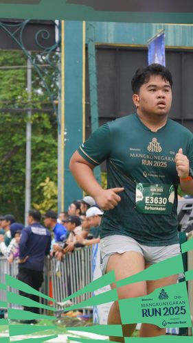 Race photo from Mangkunegaran Run 2025