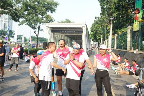 Race photo from Smartfren Run 2024 Vibes