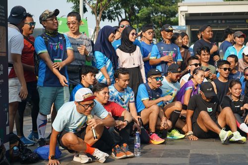 Race photo from Lari Bareng Yuk!