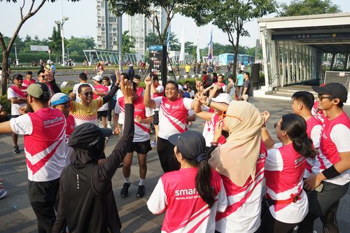 Race photo from Smartfren Run 2024 Vibes
