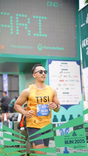 Race photo from Mangkunegaran Run 2025
