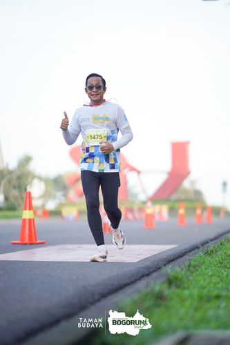 Race photo from Taman Budaya x BOGORUN 2025